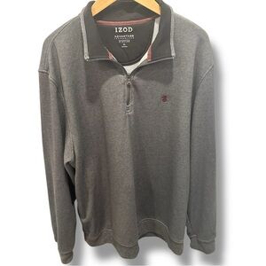 Izod Gray Zip Up Sweater
